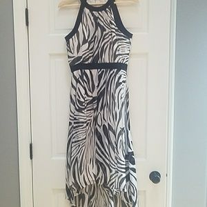 Animal print cocktail dress